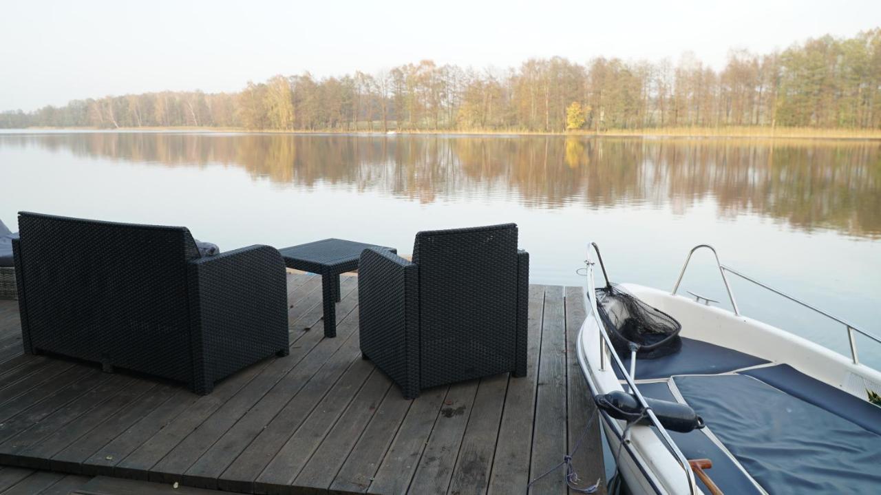 Dom Na Wodzie Nad Jeziorem Krzywe Piecki  Exterior foto